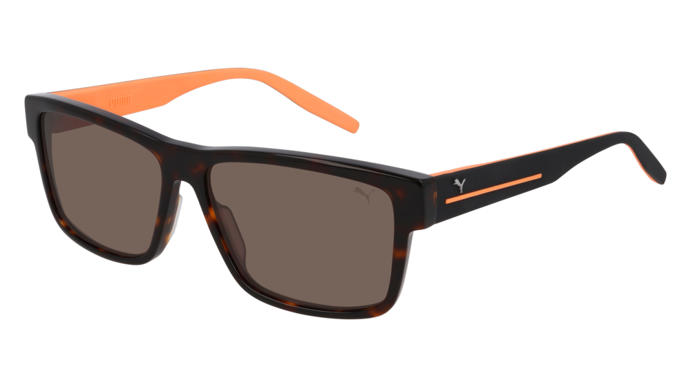Puma PU0267S-002 58 Sunglass ACETATE